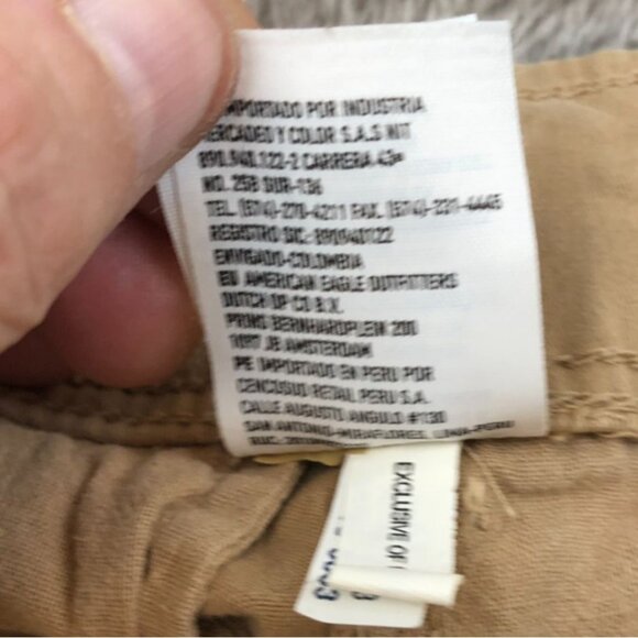 American Eagle Mens Pants Size 29x28 Hemmed Extreme Flex Khaki Straight Relaxed - Picture 11 of 14